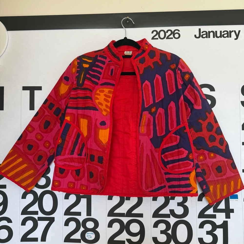 Design Research Marimekko inspired 100% cotton jacket size XS/S (size 12)